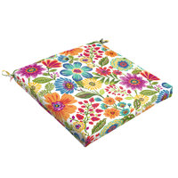 Floral Indoor/Outdoor Dining Chair Cushion by Winston Porter