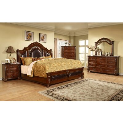 Brucie Upholstered Standard 5 Piece Bedroom Set by Bloomsbury Market