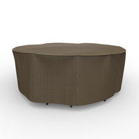 Hillside Weatherproof Round Patio Table & Chairs Set Cover by Arlmont & Co.