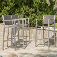Caggiano 29.5" Patio Bar Stool by Wade Logan