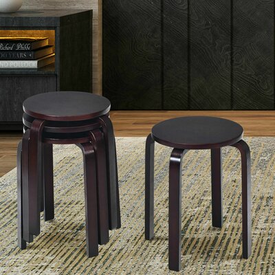 Venner Stacking 4 Piece Stool Set for 12 Years Old by Ebern Designs