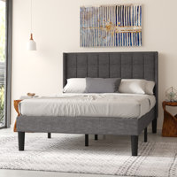 Martinez Upholstered Platform Bed by Red Barrel Studio