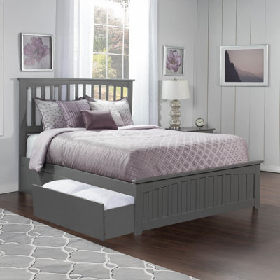 Huntsville Solid Wood Platform Bed with Matching Footboard and Storage Drawers by Harper Orchard