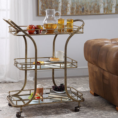 Amaka Serving Bar Cart by Bloomsbury Market