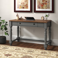 Bonnie Solid Wood Desk with Built in Outlets by Kelly Clarkson Home