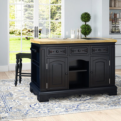 Clemente Kitchen Island by Lark Manor