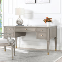 Jarboe 59" Desk by Laurel Foundry Modern Farmhouse