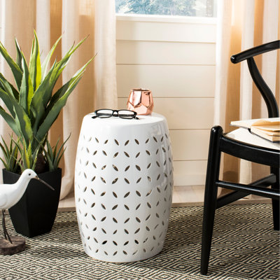 Feliciana Ceramic Garden Stool by Wrought Studio