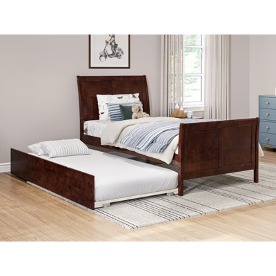 Lampley Twin Platform Bed with Trundle by Harriet Bee by Viv + Rae