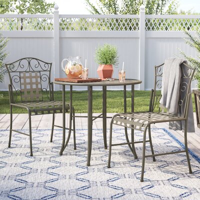 Apisan 3 Piece Bistro Set