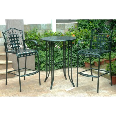 Nocona 3 Piece Bistro Set by Fleur De Lis Living