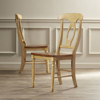 Orviston Solid Wood Slat Back Side Chair by Three Posts