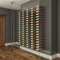 Indurial 18 Bottle Wall Mounted Wine Bottle Rack by Rebrilliant