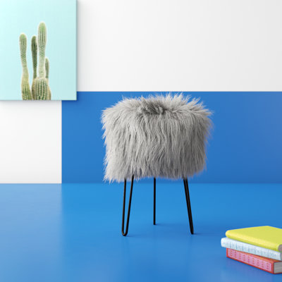 Caitin Metal Accent Stool by Mercer41