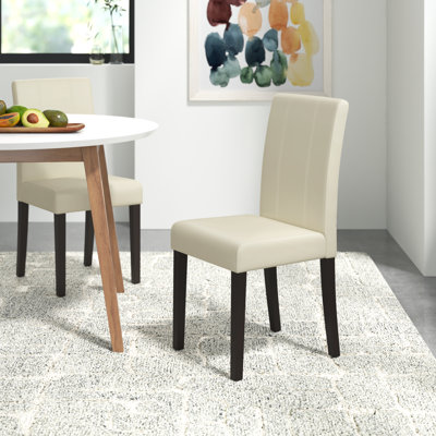 Anirvin Faux Leather Waterproof Upholstered Dining Chair by Lark Manor