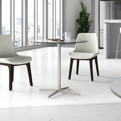 Kerveen Circular Glass Meeting Table by Upper Square