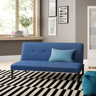 Iselys Twin 64" Wide Tight Back Convertible Sofa