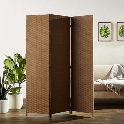 Espen 54" W x 72" H 3 - Panel Folding Room Divider