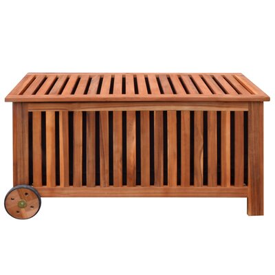 Loon Peak Shavarsh Water Resistant Wood Deck Box in Brown by Loon Peak