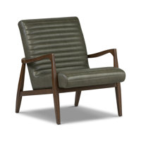 Rowan Full-Grain Genuine Italian Leather Armchair by Poly & Bark