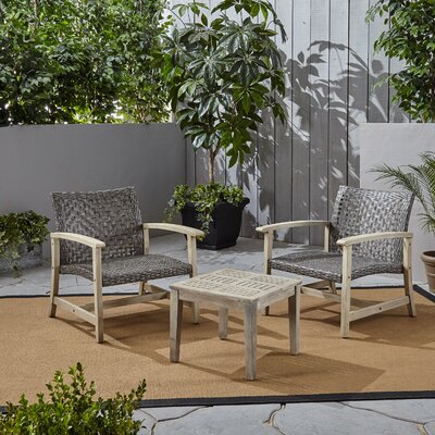 Kaitrin Wicker 2 - Person Seating Group by Winston Porter