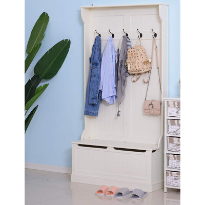 Petillo Hall Tree with Bench and Shoe Storage by Alcott Hill
