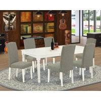 Berton Solid Wood Rubberwood Dining Set by Darby Home Co