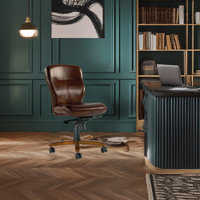 Sasha Genuine Leather Executive Swivel Tilt Chair