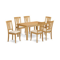 Alingtons Rubberwood Solid Wood Dining Set by Winston Porter