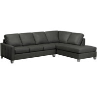 Prescot 107" Wide Genuine Leather Right Hand Facing Corner Sectional
