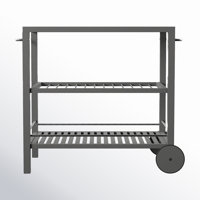 Iselle Outdoor Bar Serving Cart