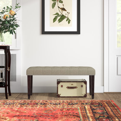 Iolanthe Polyester Upholstered Bench Entryway Bench by Andover Mills