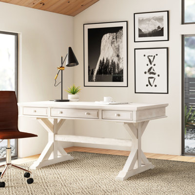 Brookstonval Solid Wood Desk by Gracie Oaks