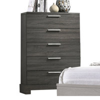 Beckley 5-Drawer Rectangular Chest in Gray Oak by Brayden Studio