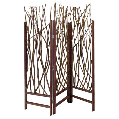 Pomfret Tree Screen 3 Panel 6ft Room Divider by World Menagerie