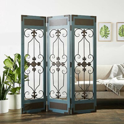 Samuelson 3 Panel Room Divider by Fleur De Lis Living