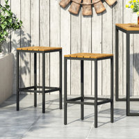 Outdoor Modern Patio Bar Stool by 17 Stories