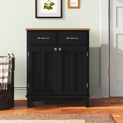 Presswood Solid Wood 2 - Door Accent Cabinet by Andover Mills