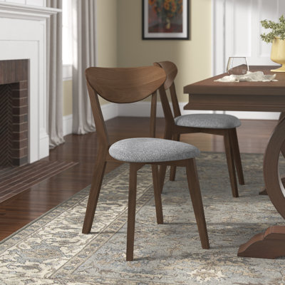 Meneses Side Chair in Natural Walnut by Wade Logan