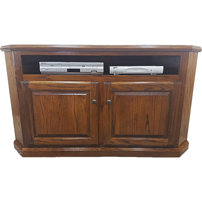 Katrina Solid Wood Corner TV Stand for TVs up to 65" by Darby Home Co