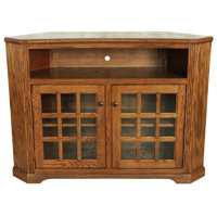 Clopton Solid Wood Corner TV Stand for TVs up to 65"