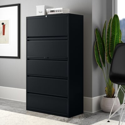 Harietta 5-Drawer Lateral Filing Cabinet by Upper Square