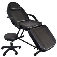 Portable Adjustable Tattoo Reclining Full Body Massage Chair by Symple Stuff