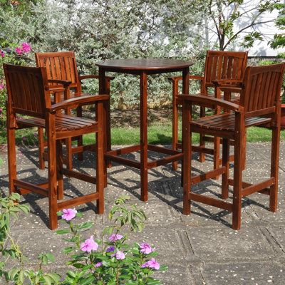 Enright 5 Piece Bar Height Dining Set