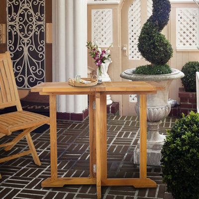 Warren Folding Wooden Dining Table by Bayou Breeze