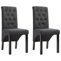 Dining Chairs Side Chair with Solid Wood Legs for Home Kitchen Fabric by Ebern Designs