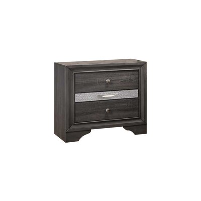 Smyth 2 Drawer Nightstand by House of Hampton