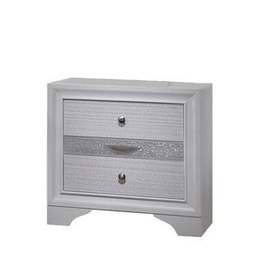 Smyth 2 Drawer Nightstand by House of Hampton