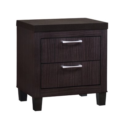 Synder 2 - Drawer Nightstand in Dark Walnut
