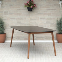 Alyisa Wood Rectangle Dining Table by Lark Manor